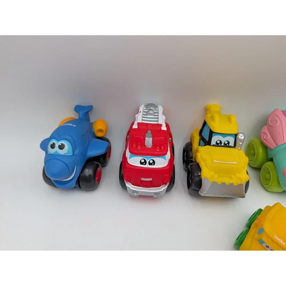 Playskool Tonka Wheel Pals Chuck Friends Toy Vehicle Lot of 8